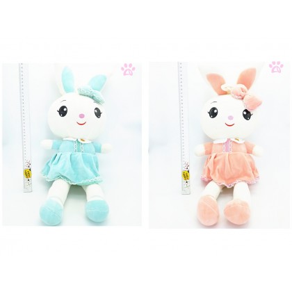 FLOWER SKIRT RABBIT SOFTTOYS/PLUSHTOYS/KIDSTOYS 25-35CM 花裙兔子娃娃玩具公仔25厘米-35厘米